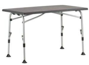 115 x 70 Gartentisch mit wasserfester Tischplatte HighQ Campingtisch Blackline 