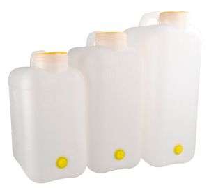 30 Liter Kanister mit Hahn für gefährliche Flüssigkeiten 